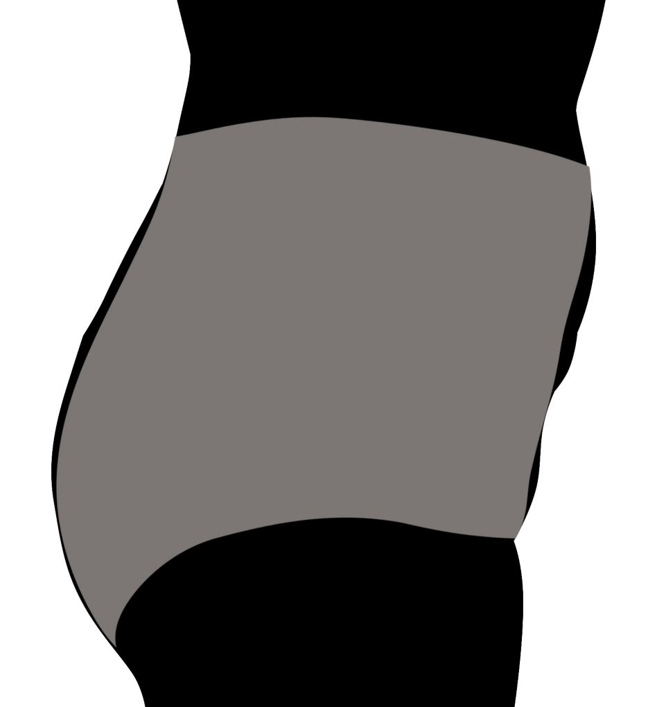 Bali Microfiber and Lace Shaping Brief Panty - 2 Pack White/White 2X  - Image 5