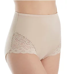 Microfiber and Lace Shaping Brief Panty - 2 Pack