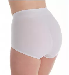 Ultra Control Shaping Brief Panty - 2 Pack White/White L