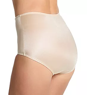 Lace Tummy Panel Shaping Brief Panty - 2 Pack Two Soft Taupe L