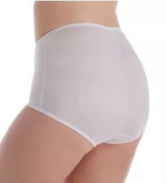 Lace Tummy Panel Shaping Brief Panty - 2 Pack White/White L