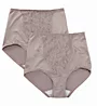 Bali Lace Tummy Panel Shaping Brief Panty - 2 Pack X372 - Image 3