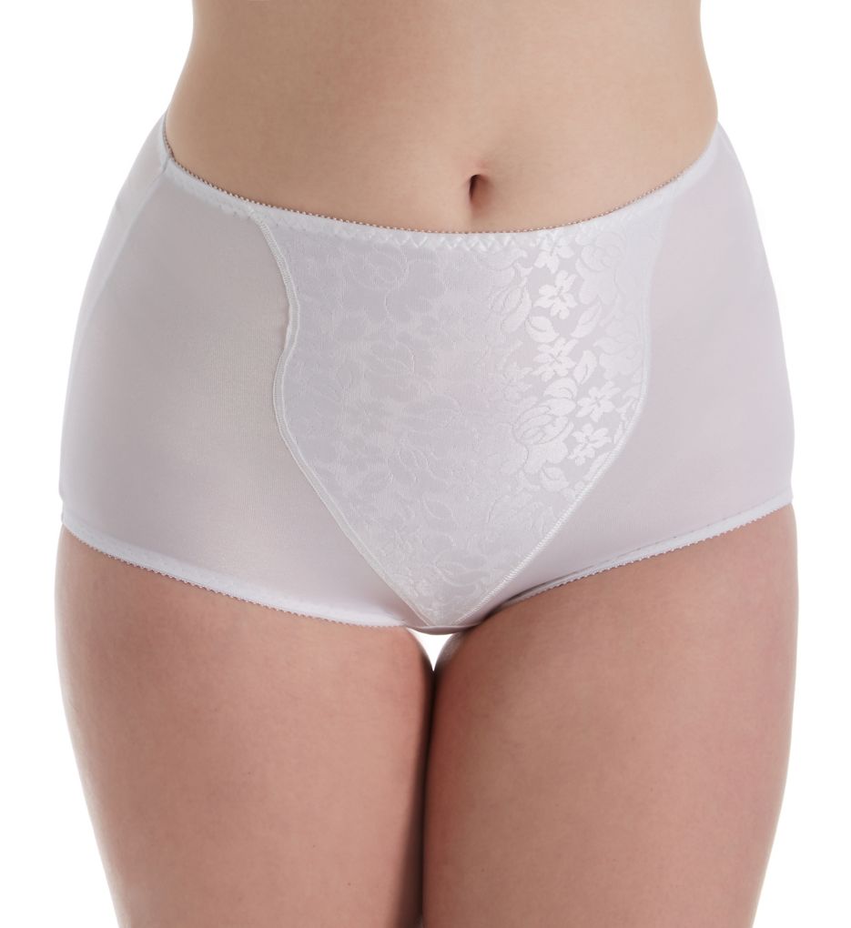 Lace Tummy Panel Shaping Brief Panty - 2 Pack-fs