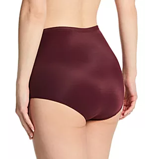 Jacquard Tummy Panel Shaping Brief Panty - 2 Pack Nightfire Red/Gloss L