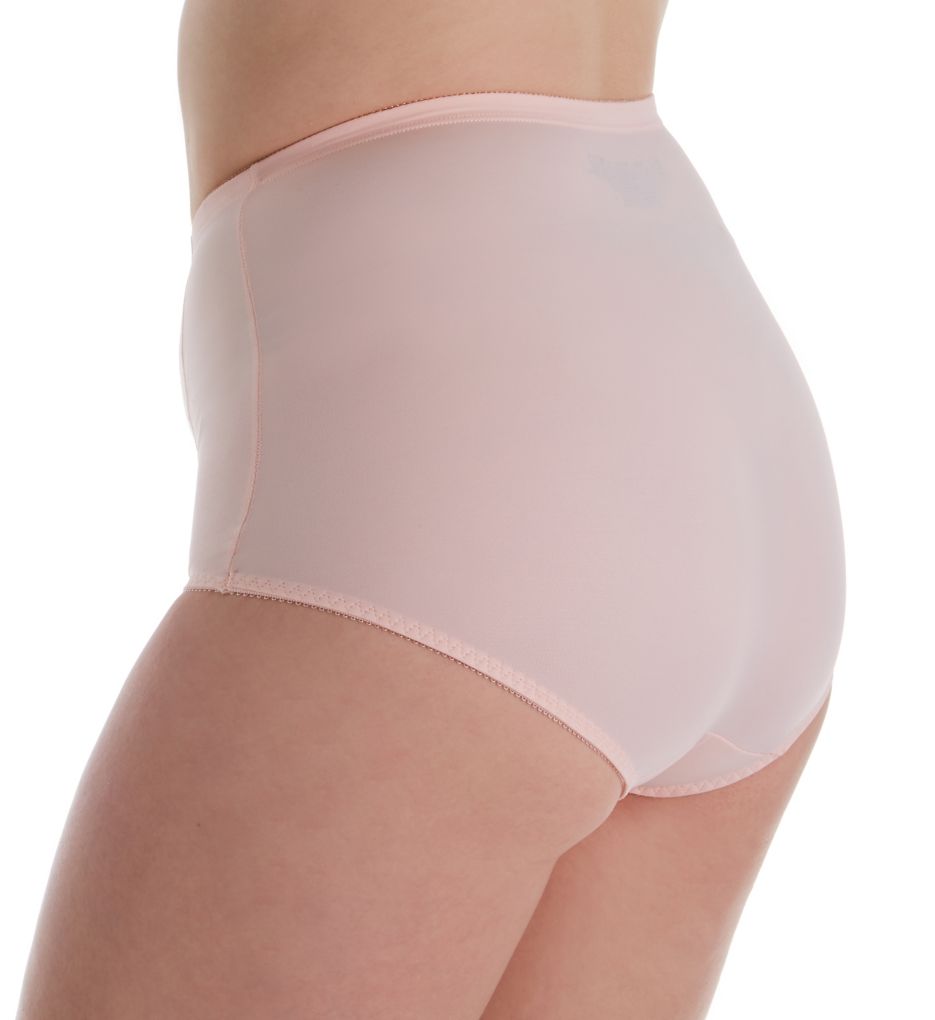 Jacquard Tummy Panel Shaping Brief Panty - 2 Pack-bs