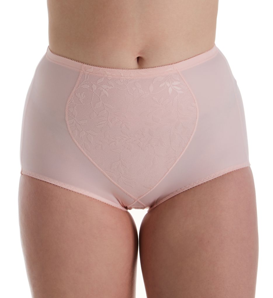 Jacquard Tummy Panel Shaping Brief Panty - 2 Pack-fs