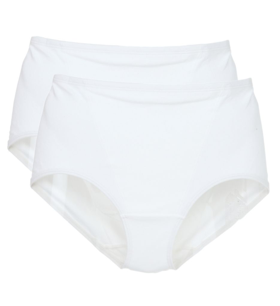 One Smooth U Cotton Brief Panty - 2 Pack-acs