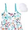 Beach House Floral Fantasy Jane Ruffle Tankini Swim Top H04025 - Image 5