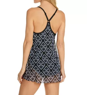 Diamond Daze Calista Drape One Piece Swim Dress