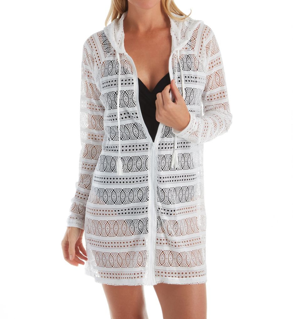 Lace Up and Go Indra Hooded Zip Up Cover Up-cs1