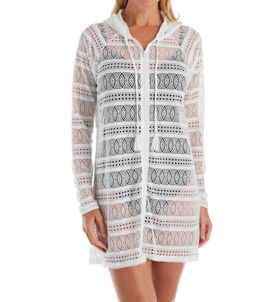 Lace Up and Go Indra Hooded Zip Up Cover Up-fs