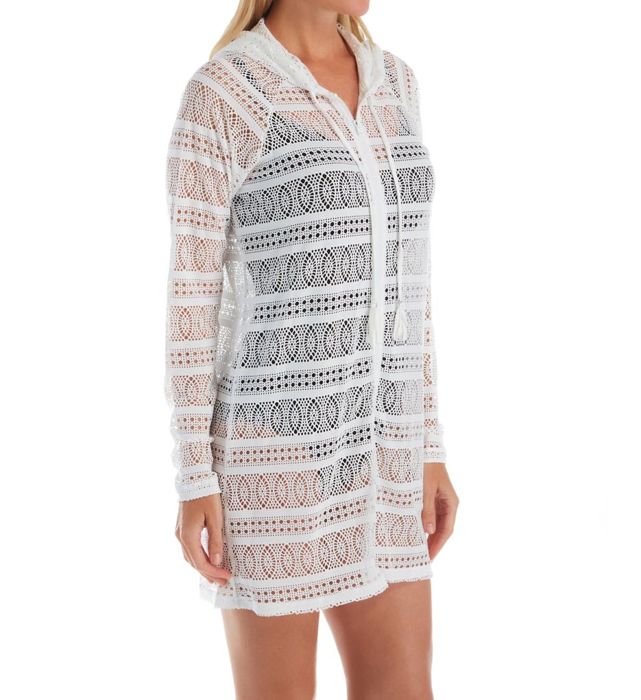 Lace Up and Go Indra Hooded Zip Up Cover Up-gs