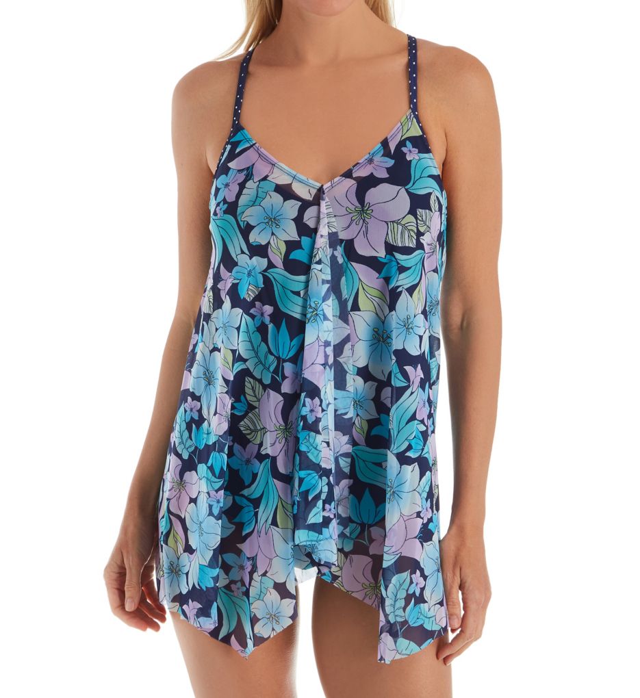 Sea-cret Garden Calista Underwire Swim Dress-fs