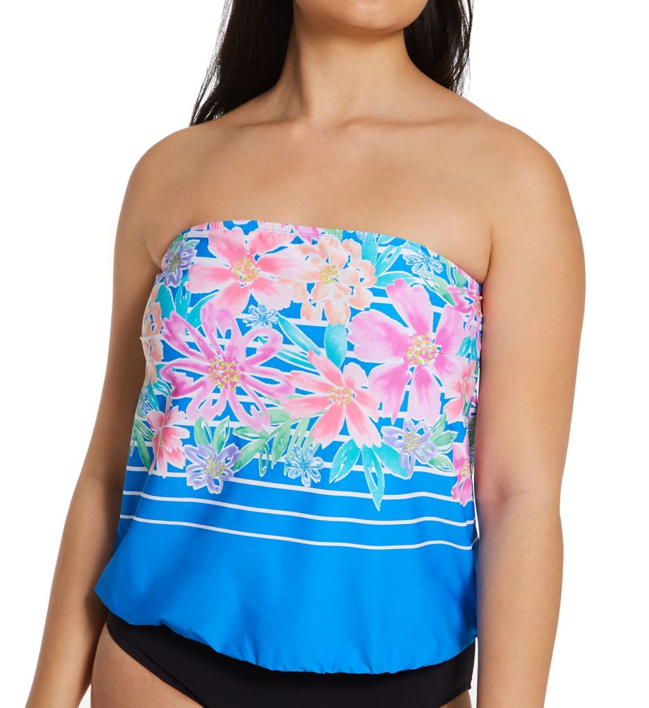 Between The Lines Lena Blouson Bandini Swim Top