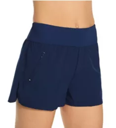 Paloma Beach April Stretch Woven Beach Swim Short