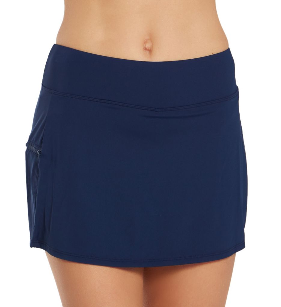 Paloma Beach Emma Pull On Skort Swim Bottom-fs