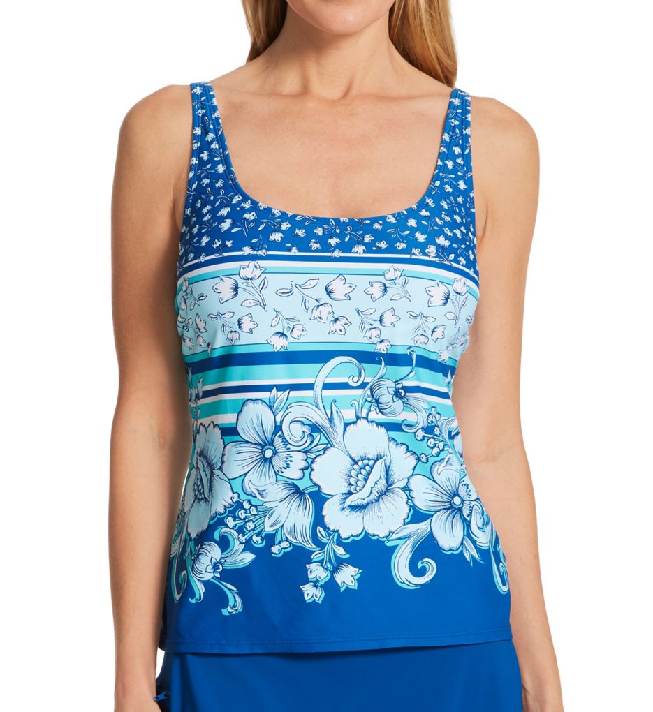 Beach House Under the Border Walk Julie Tankini Swim Top H61950 - Image 1