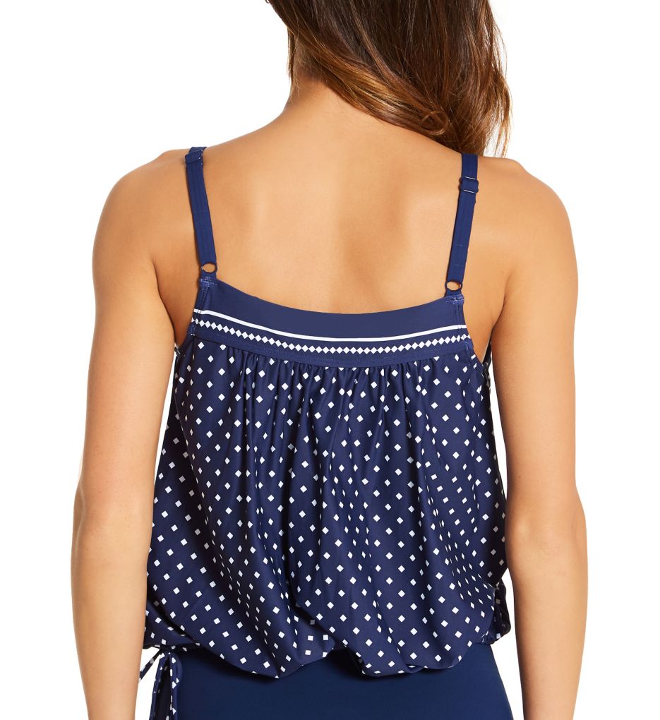 Diamond Cove Audrey Blouson Tankini Swim Top