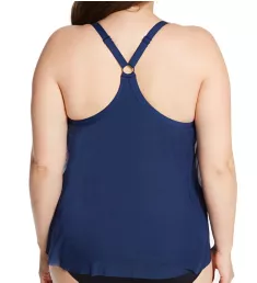 Fresh Take Kerry Mesh Layer Tankini Swim Top