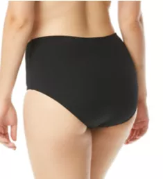 Paloma Beach Chloe High Waist Bikini Swim Bottom Black 16W