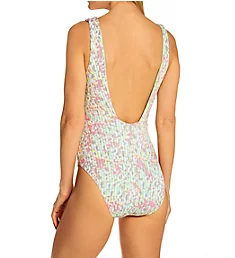 Call Of The Wild High Waisted One Piece Swimsuit Multi S