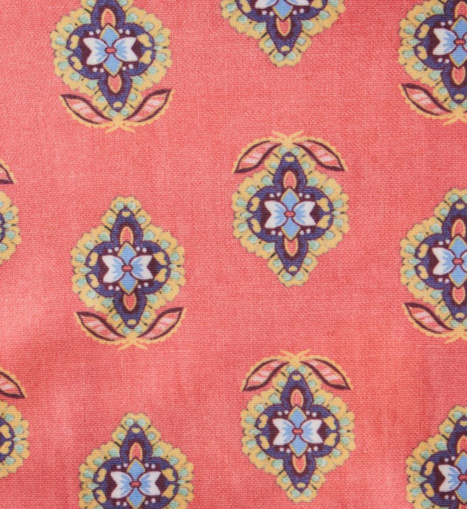 Tapestry Bloom Reversible Corset Lace Up Swim Top-cs1
