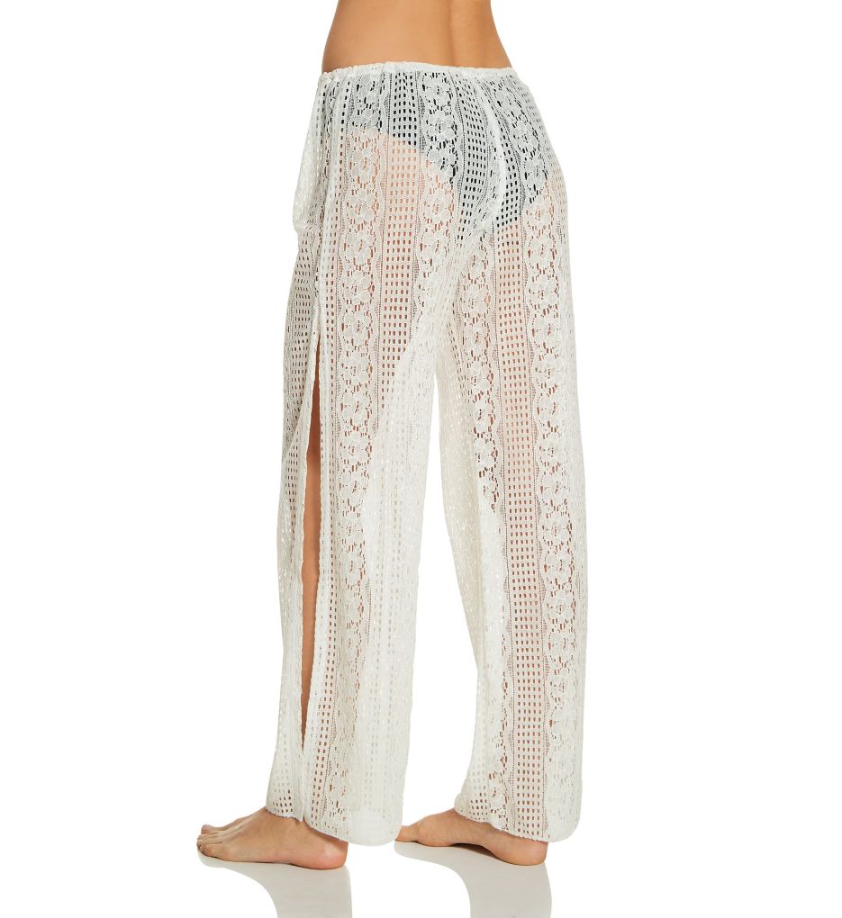 Tried & True Sheer Lace Pant Swim Cover Up-bs