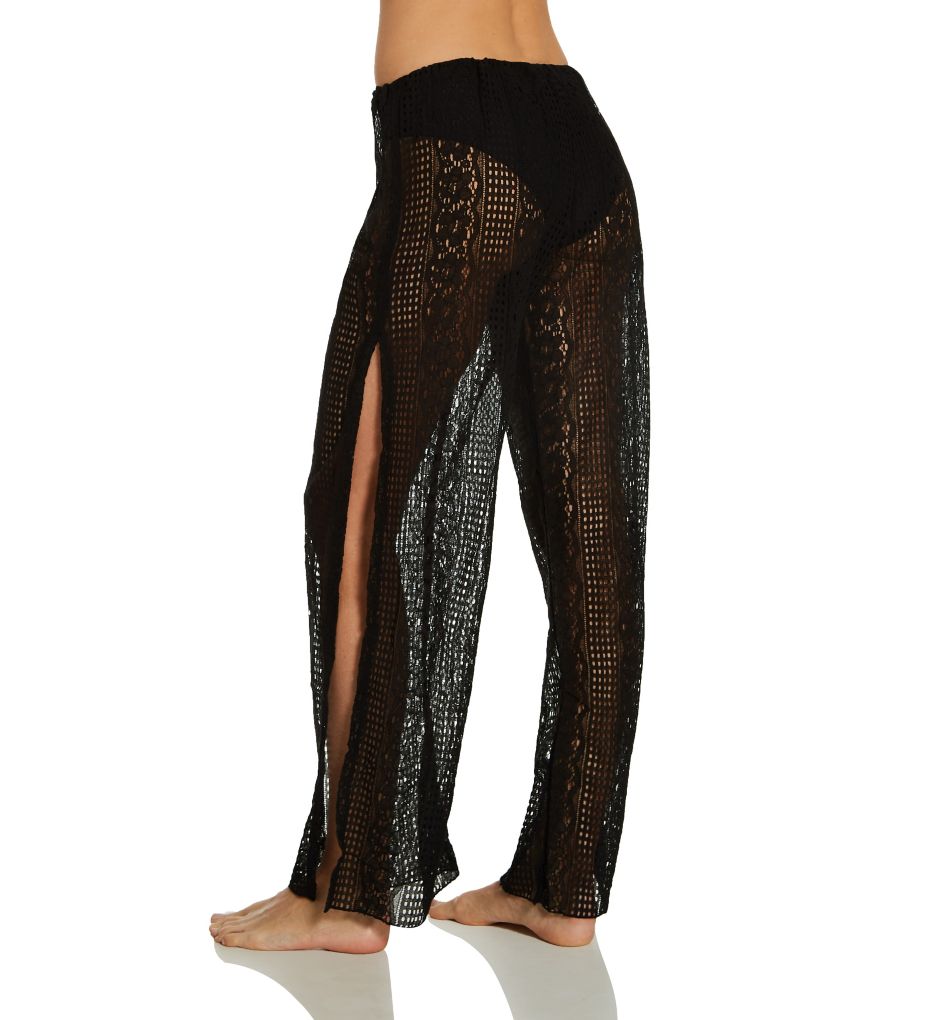 Tried & True Sheer Lace Pant Swim Cover Up-bs