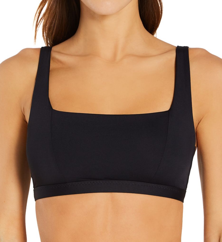 Black Magic Olivia Square Neck Swim Top-fs