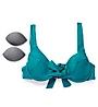 Becca Color Code Tie Front Underwire Bikini Swim Top 853397 - Image 7
