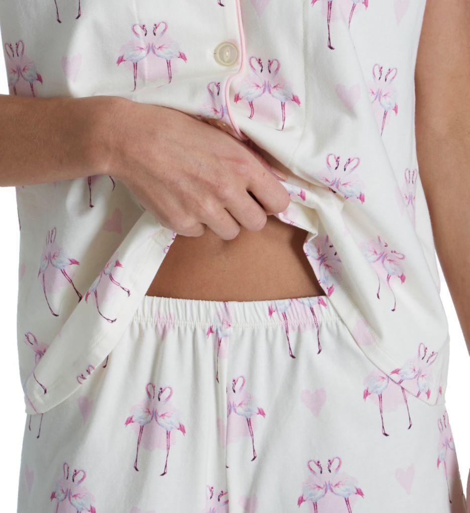 Flamingo Short Sleeve Short Notch PJ-cs1