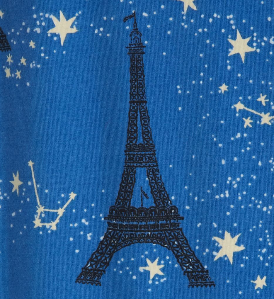 Starry Eiffel Long Sleeve PJ Set-cs1