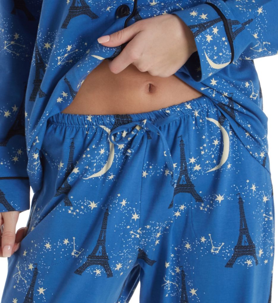 Starry Eiffel Long Sleeve PJ Set-cs3