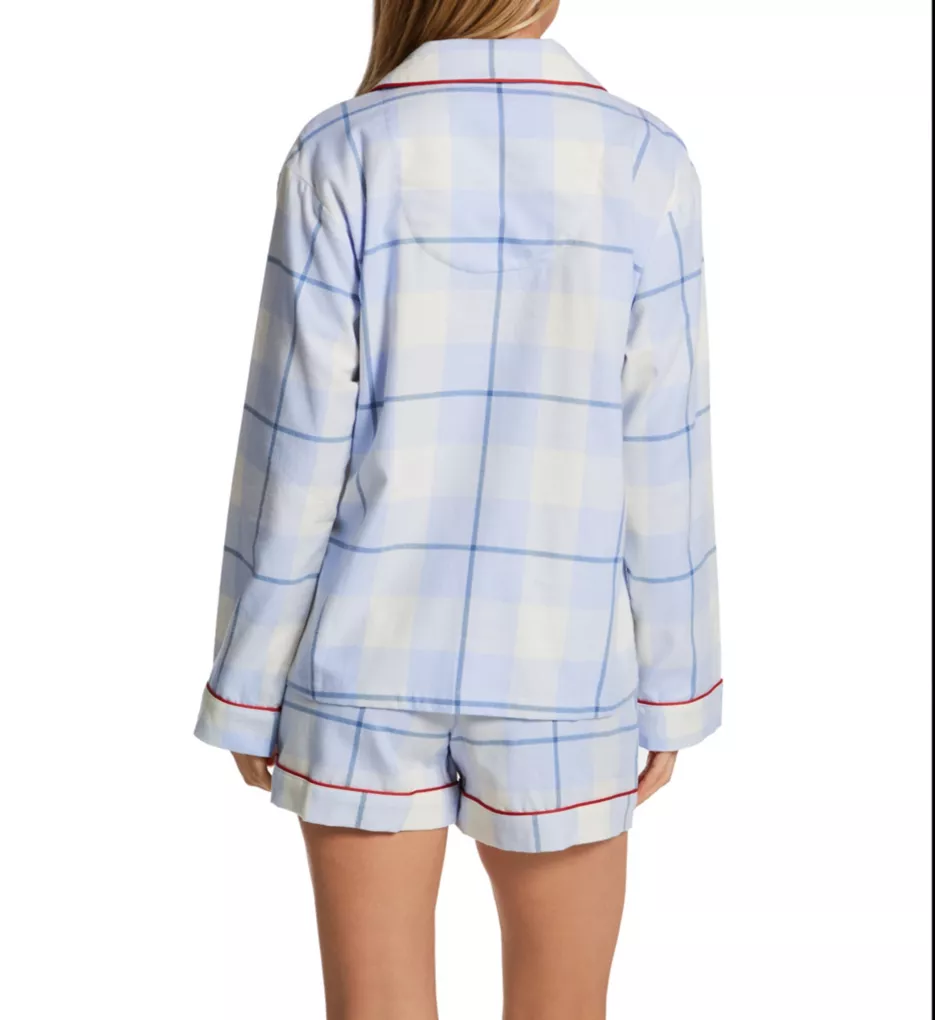 BedHead Pajamas Peaceful Plaid Long Sleeve Shorty PJ Set 2127157 - Image 2