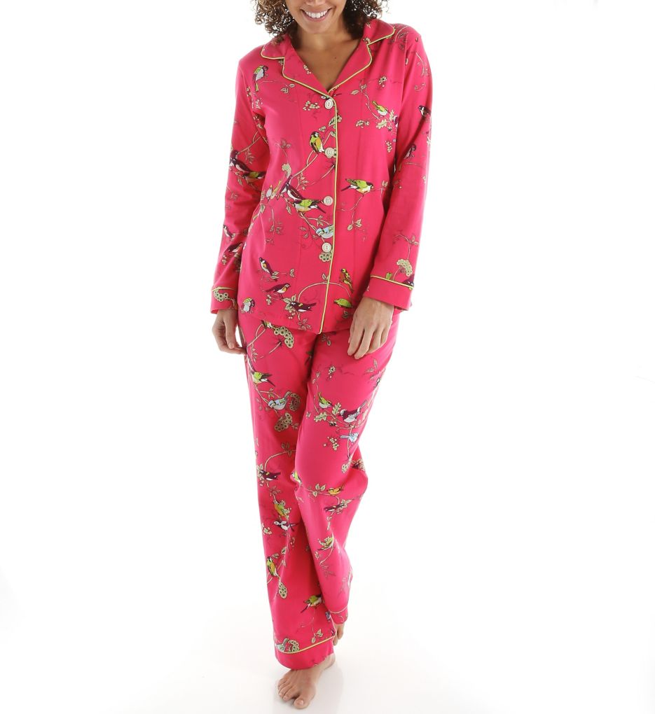 Birds And Branches Long Sleeve Classic PJ Set-fs