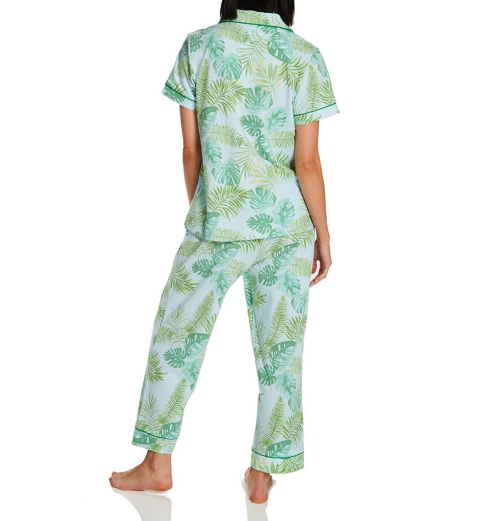 Island Palm Classic Cropped PJ Set-bs