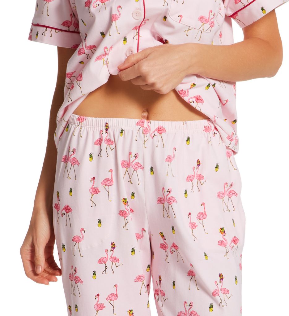 Flamingo Cha-Cha Cropped Pant PJ Set-cs2