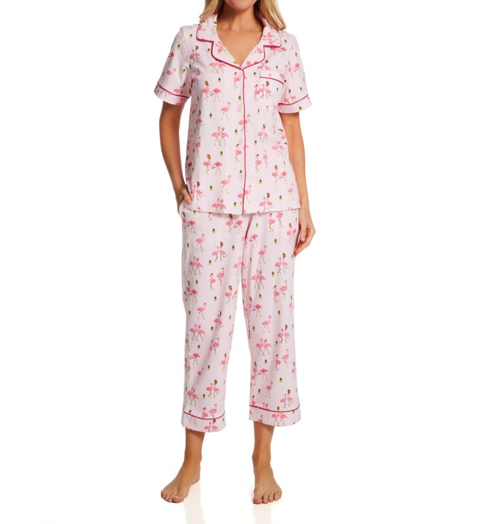 Flamingo Cha-Cha Cropped Pant PJ Set-fs