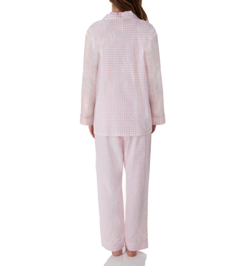 Pink Almost Gingham Long Sleeve PJ Set-bs