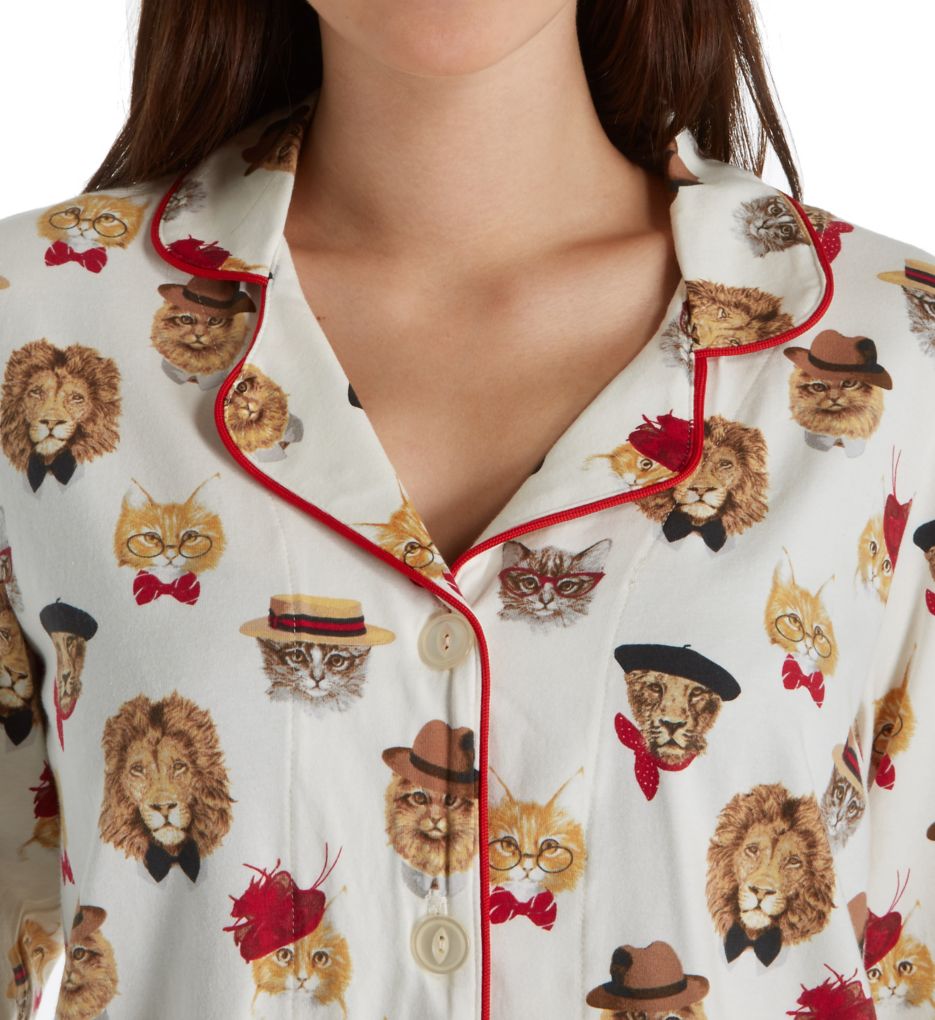 Classy Cats Long Sleeve PJ Set-cs2