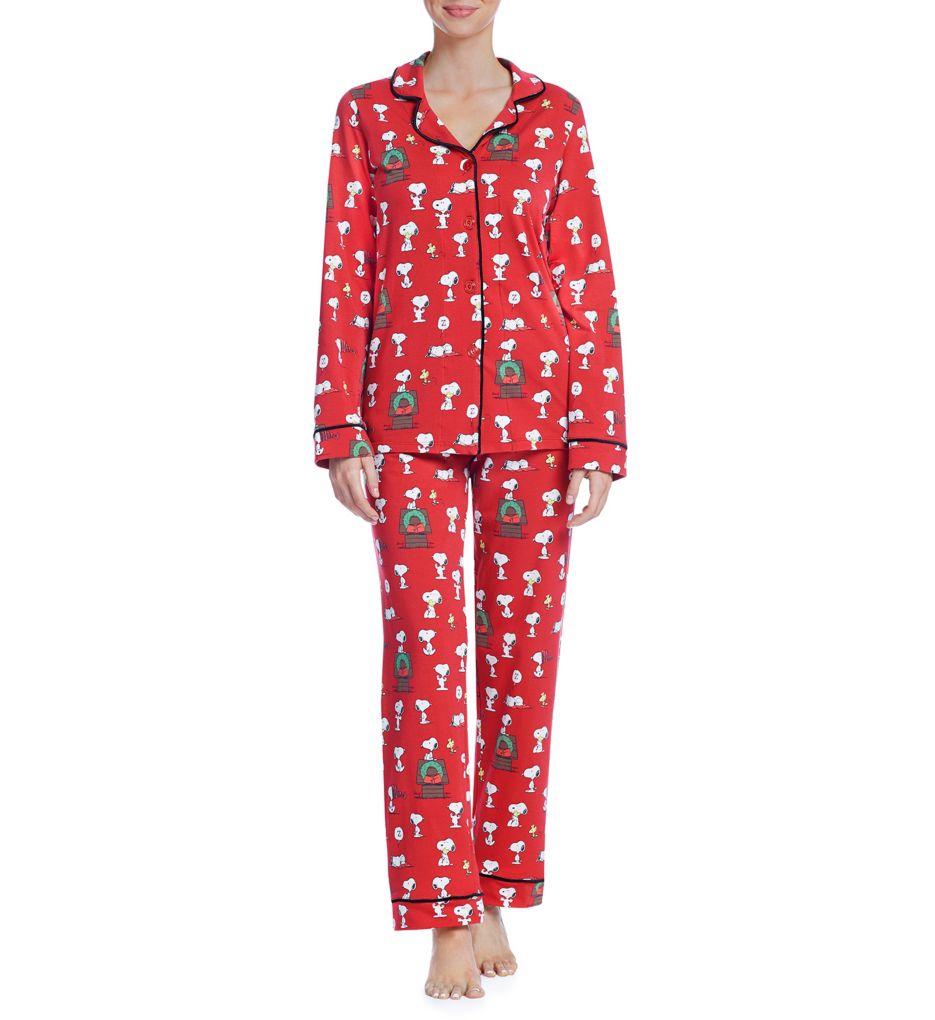 Snoopy Christmas Long Sleeve PJ Set-acs