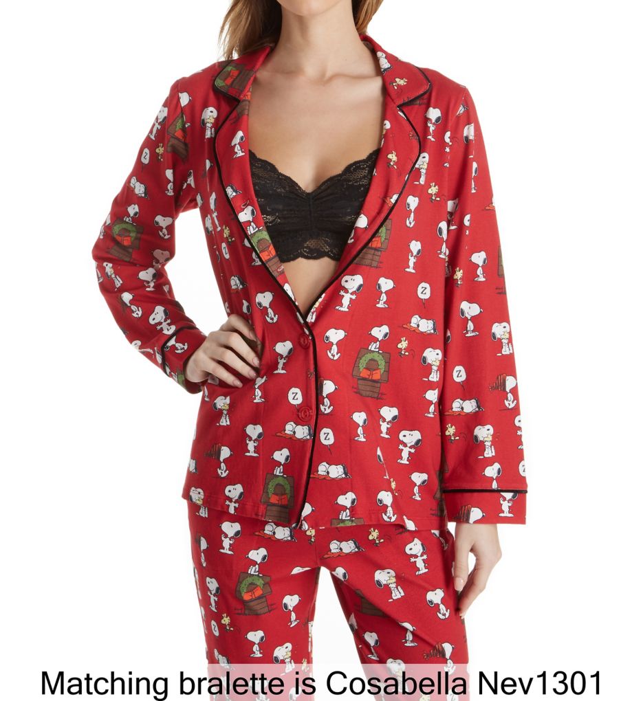 Snoopy Christmas Long Sleeve PJ Set-cs3