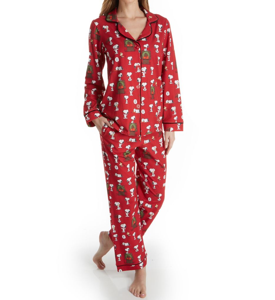 Snoopy Christmas Long Sleeve PJ Set-fs