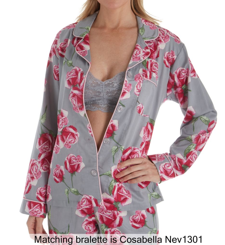 Rosebud Long Sleeve Classic PJ Set-cs3