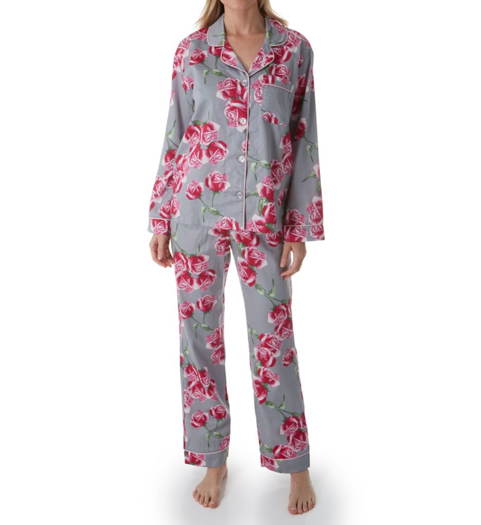 Rosebud Long Sleeve Classic PJ Set-fs