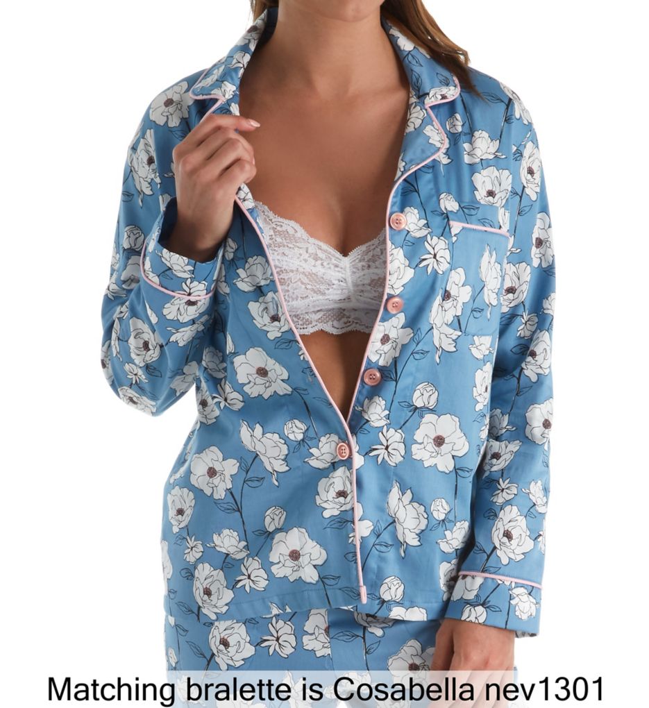 Peonies Long Sleeve PJ Set-cs3