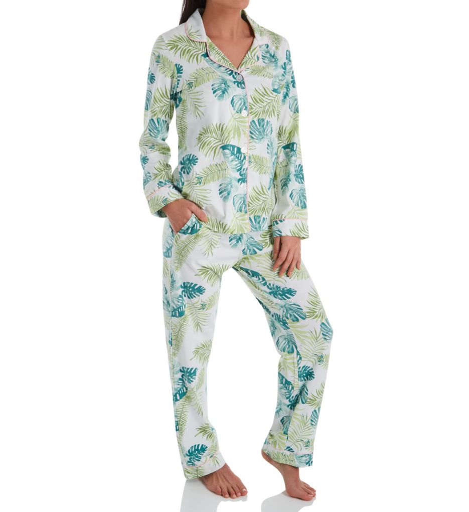 Island Palm Long Sleeve PJ Set-acs