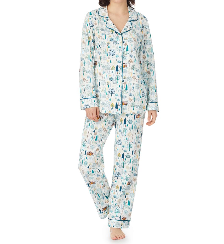 Cabin in the Woods Long Sleeve Classic PJ Set-fs
