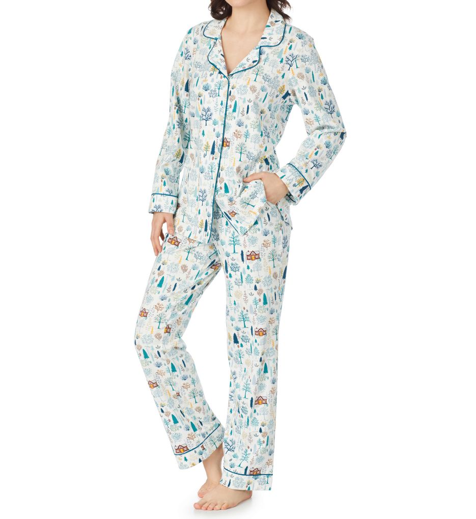 BedHead Pajamas Cabin in the Woods Long Sleeve Classic PJ Set 292125W ...