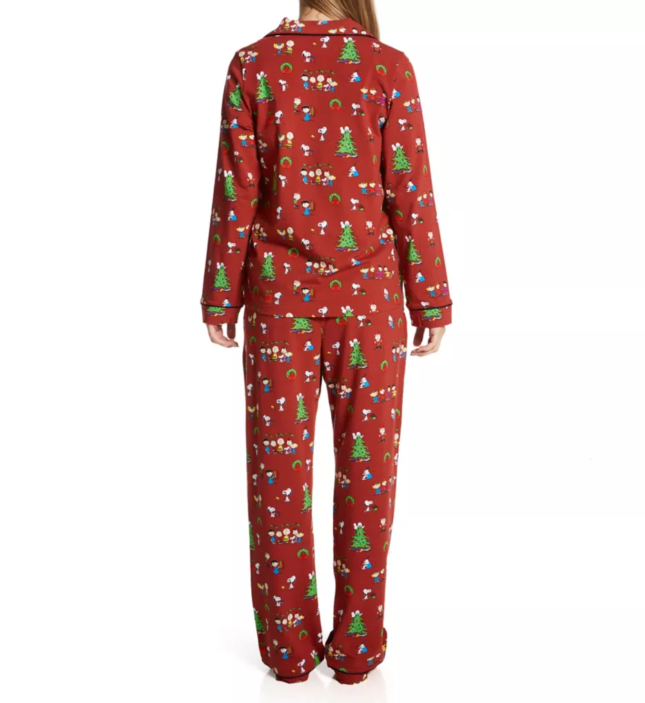 BedHead Pajamas Peanuts Holiday Party Classic PJ Set 2923762 - Image 2